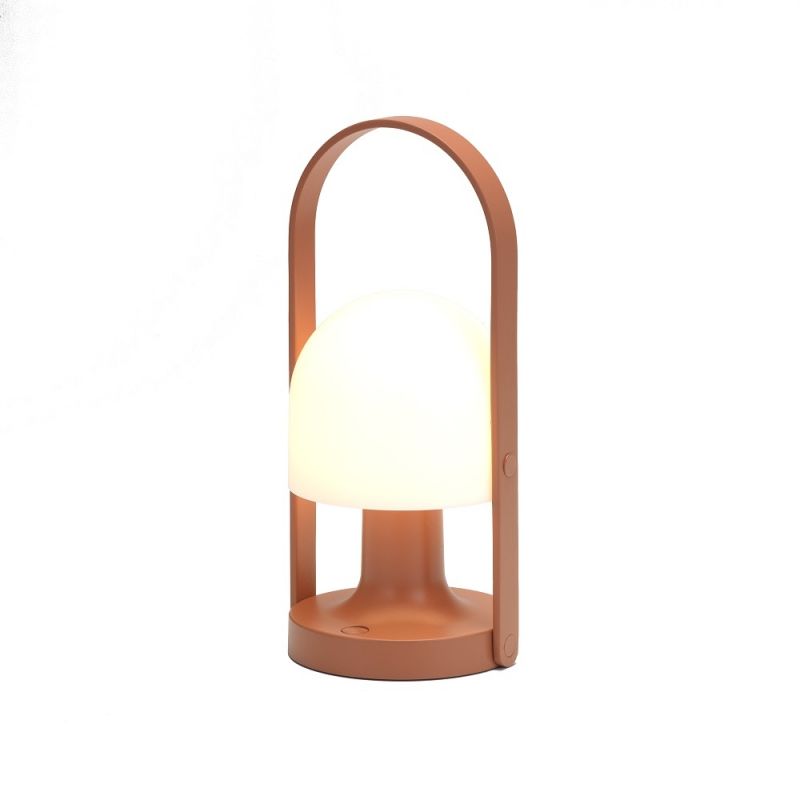 FollowMe Color LED Battery lamp / Table lamp marset Terracotta